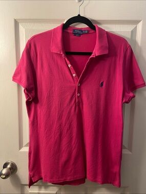 Polo by Ralph Lauren Women’s Hot Pink Short Sleeve Polo